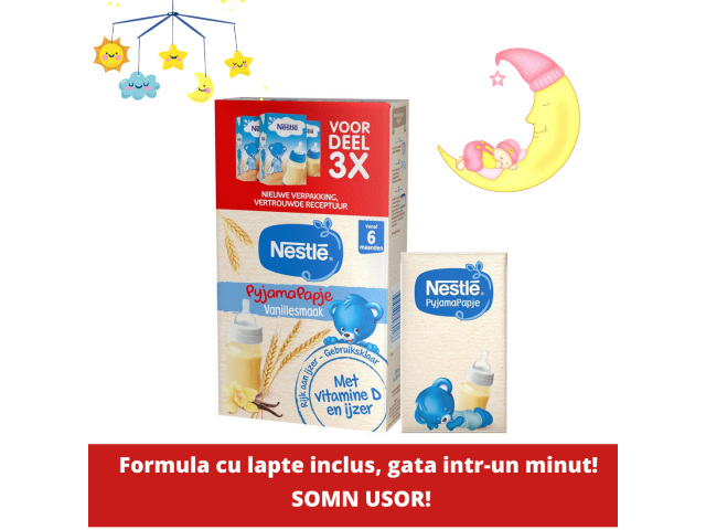 Cereale bebelusi Nestlé cu Vanilie Total Blue 0728.305.612